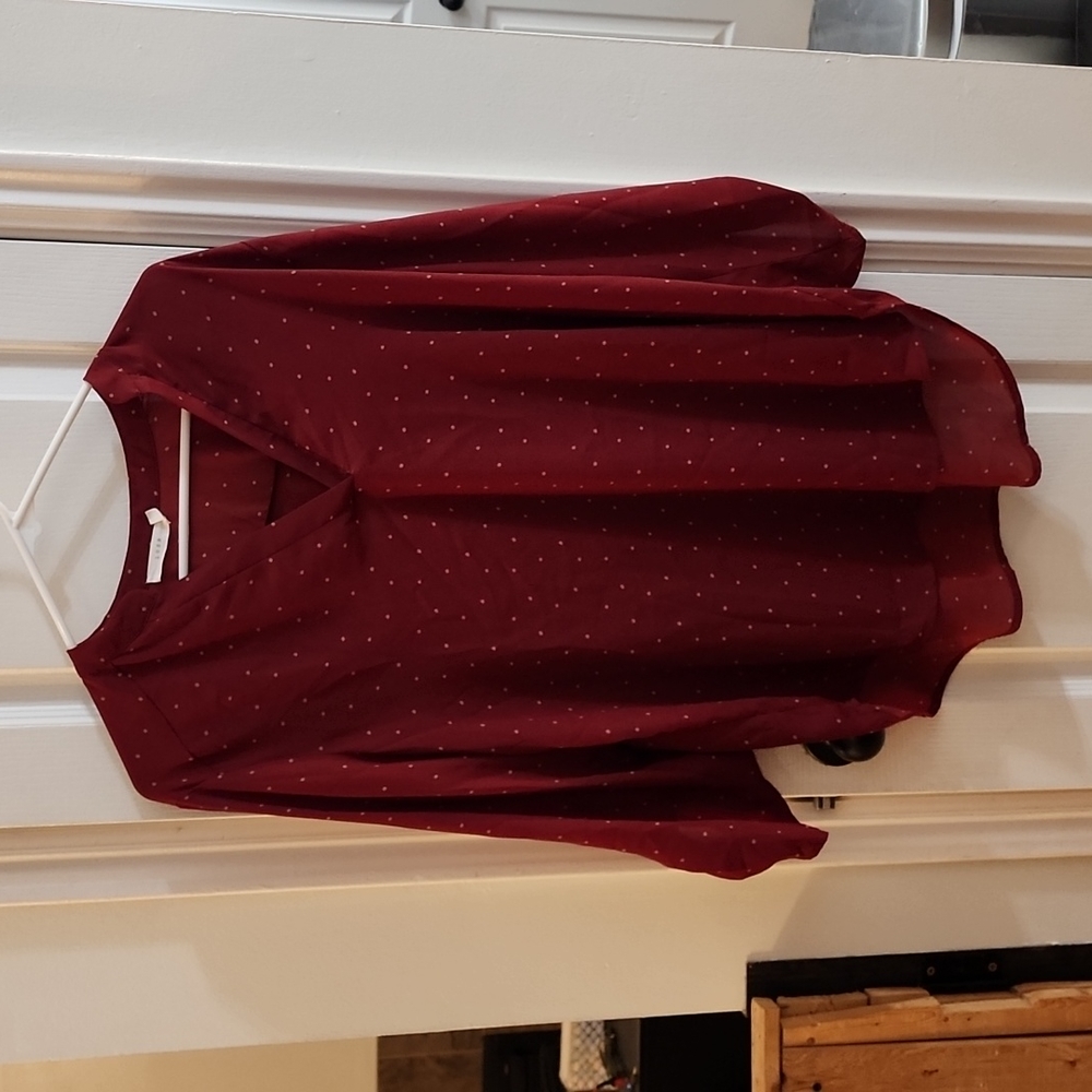 Warren Split Neck Blouse